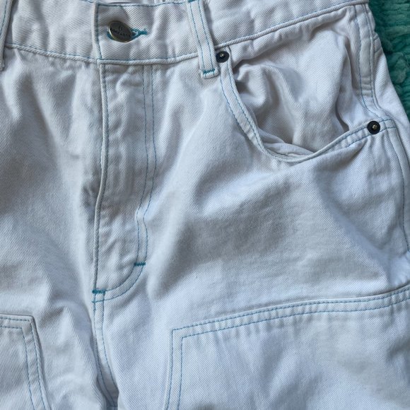 Rudy Jude Utility Jeans size 3 in white - Picture 2 of 4